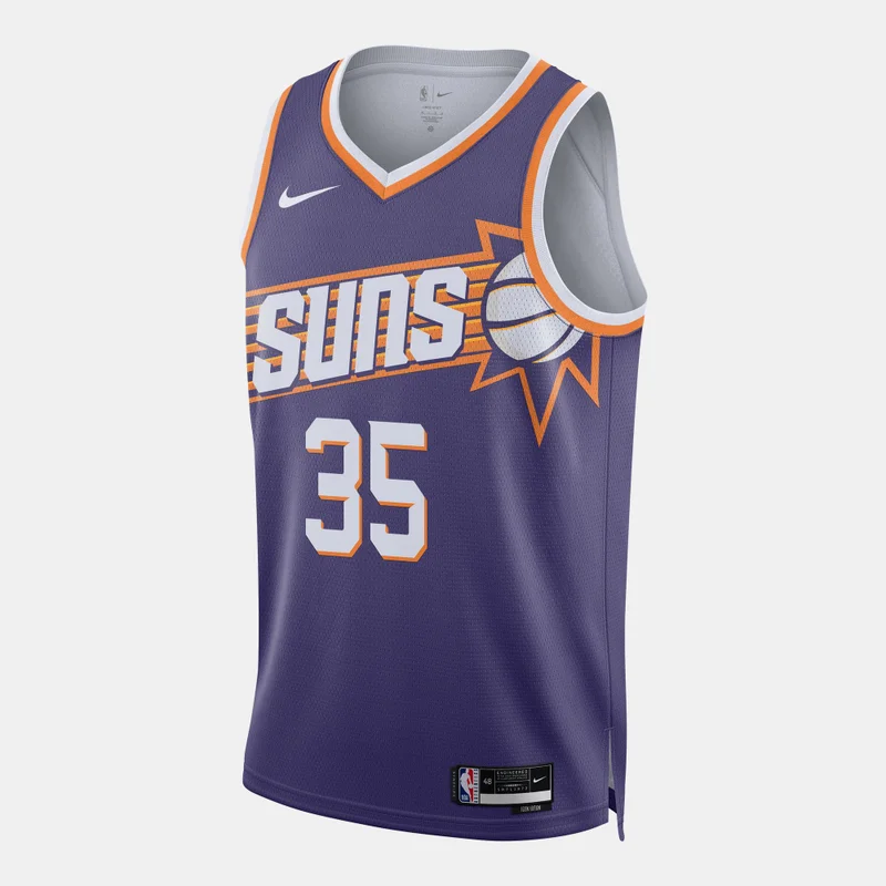 Nike Purple NBA Phoenix Suns 2023/24 Icon Edition Dri-FIT Swingman Jersey for Men | Best Price UAE